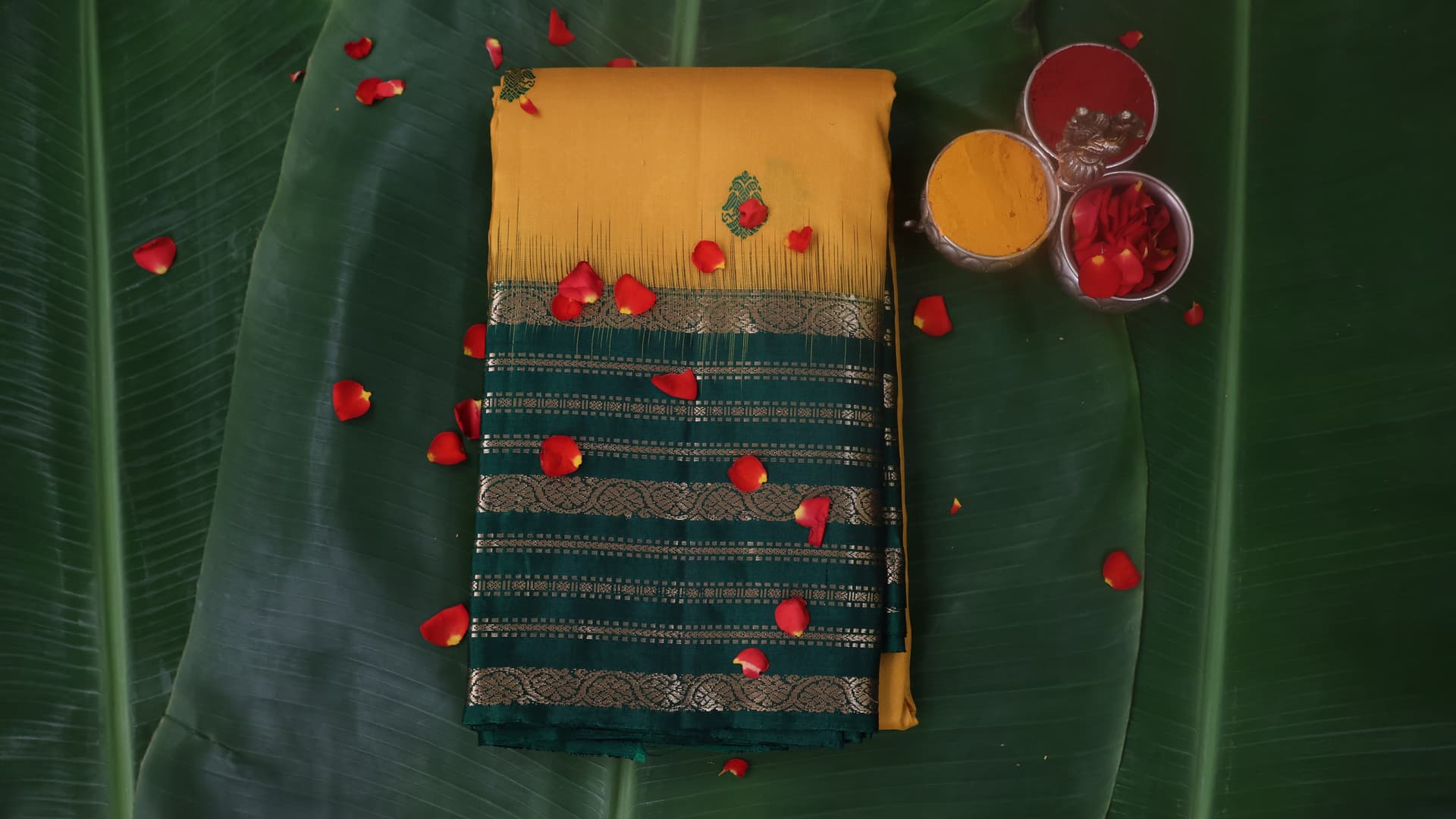 Yellow Kanchipuram Saree, yellow saree