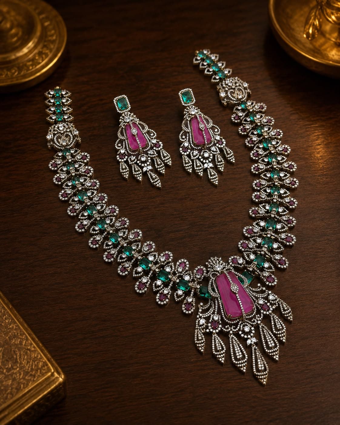 Violet Necklace, antique violet jewellery